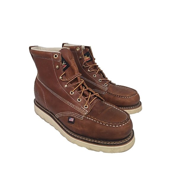 Thorogood Men's 6"American Heritage 814-4200 Made In USA Wedge Sole Boot 10.5 EE - Picture 1 of 7